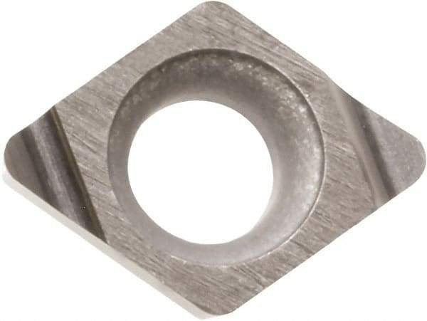 Kyocera - JCGT110905 F Grade KW10 Carbide Turning Insert - Uncoated, 70° Diamond, 3.5052mm Inscr Circle, 1.397mm Thick, 0.2032mm Corner Radius - Industrial Tool & Supply