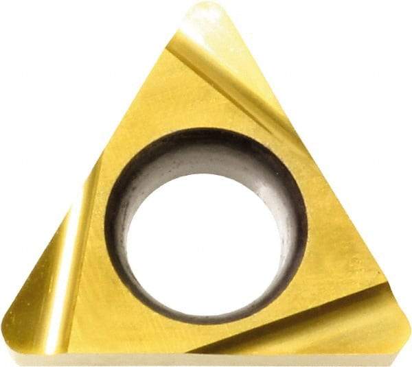 Kyocera - TBGT1.210.2 Grade KW10 Carbide Turning Insert - Uncoated, 60° Triangle, 5/32" Inscr Circle, 1/16" Thick, 0.004" Corner Radius - Industrial Tool & Supply
