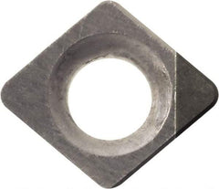 Kyocera - CCMW32.51 Grade KBN510 CBN Turning Insert - Uncoated, 80° Diamond, 3/8" Inscr Circle, 5/32" Thick, 1/64" Corner Radius - Industrial Tool & Supply