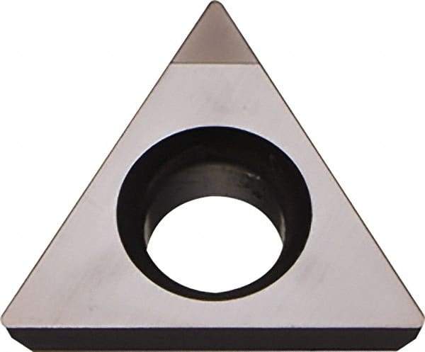 Kyocera - TPGB221 Grade KPD001 Polycrystalline Diamond (PCD) Turning Insert - Uncoated, 60° Triangle, 1/4" Inscr Circle, 1/8" Thick, 1/64" Corner Radius - Industrial Tool & Supply
