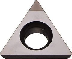 Kyocera - TPGB221 Grade KPD001 Polycrystalline Diamond (PCD) Turning Insert - Uncoated, 60° Triangle, 1/4" Inscr Circle, 1/8" Thick, 1/64" Corner Radius - Industrial Tool & Supply