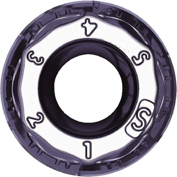 Kyocera - RPGT10T3M0 SM Grade PR1535 Carbide Milling Insert - Megacoat Nano Finish, 3.97mm Thick - Industrial Tool & Supply