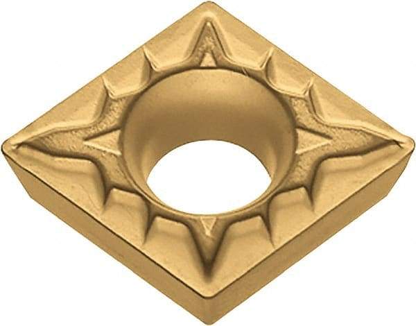 Kyocera - CPMT2.51.51 XP Grade CA530 Carbide Turning Insert - TiCN/Al2O3/TiN Finish, 80° Diamond, 5/16" Inscr Circle, 3/32" Thick, 1/64" Corner Radius - Industrial Tool & Supply