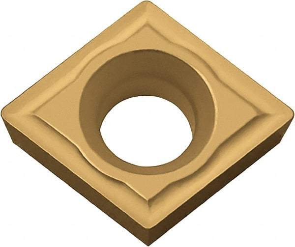 Kyocera - CPMH2.51.51 Grade CA4515 Carbide Turning Insert - TiCN/Al2O3 Finish, 80° Diamond, 5/16" Inscr Circle, 3/32" Thick, 1/64" Corner Radius - Industrial Tool & Supply