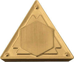 Kyocera - TPMR222 HQ Grade CA525 Carbide Turning Insert - TiCN/Al2O3/TiN Finish, 60° Triangle, 1/4" Inscr Circle, 1/8" Thick, 1/32" Corner Radius - Industrial Tool & Supply