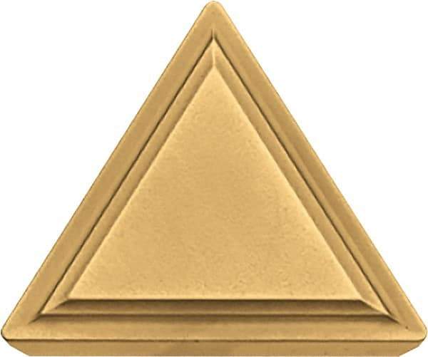 Kyocera - TPMR222 Grade CA525 Carbide Turning Insert - TiCN/Al2O3/TiN Finish, 60° Triangle, 1/4" Inscr Circle, 1/8" Thick, 1/32" Corner Radius - Industrial Tool & Supply