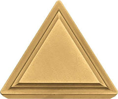 Kyocera - TPMR222 Grade CA525 Carbide Turning Insert - TiCN/Al2O3/TiN Finish, 60° Triangle, 1/4" Inscr Circle, 1/8" Thick, 1/32" Corner Radius - Industrial Tool & Supply