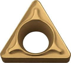 Kyocera - TBMT1.210.5 DP Grade CA530 Carbide Turning Insert - TiCN/Al2O3/TiN Finish, 60° Triangle, 5/32" Inscr Circle, 1/16" Thick, 0.001" Corner Radius - Industrial Tool & Supply