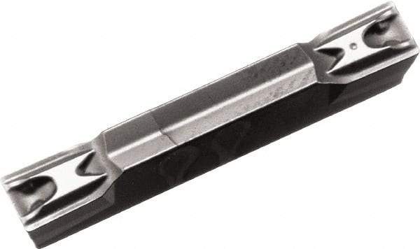Kyocera - 3020GDM GL Grade PR1215, 3mm Cutting Width Carbide Grooving Insert - Neutral, 0.2mm Corner Radius, Megacoat Finish - Industrial Tool & Supply