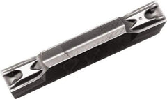 Kyocera - 3020GDM GL Grade PR1215, 3mm Cutting Width Carbide Grooving Insert - Neutral, 0.2mm Corner Radius, Megacoat Finish - Industrial Tool & Supply