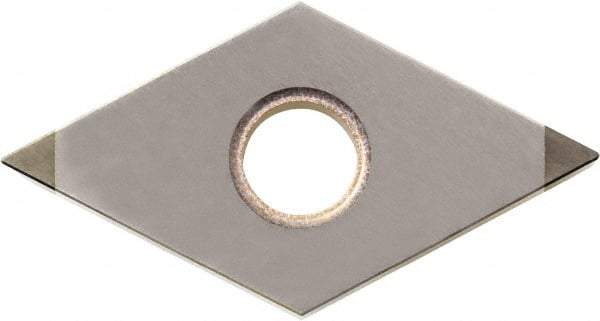 Kyocera - DNGA432 Grade KBN60M CBN Turning Insert - Megacoat Finish, 55° Diamond, 1/2" Inscr Circle, 3/16" Thick, 1/32" Corner Radius - Industrial Tool & Supply