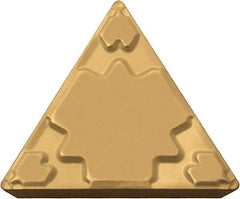 Kyocera - TPMR321 GP Grade CA525 Carbide Turning Insert - TiCN/Al2O3/TiN Finish, 60° Triangle, 3/8" Inscr Circle, 1/8" Thick, 1/64" Corner Radius - Industrial Tool & Supply