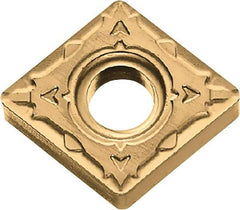 Kyocera - CNMG432 WP Grade CA510 Carbide Turning Insert - TiCN/Al2O3/TiN Finish, 80° Diamond, 1/2" Inscr Circle, 3/16" Thick, 1/32" Corner Radius - Industrial Tool & Supply