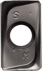 Kyocera - LOMU100408 SM Grade CA6535 Carbide Milling Insert - TiCN/Al2O3/TiN Finish, 4mm Thick, 0.8mm Corner Radius - Industrial Tool & Supply