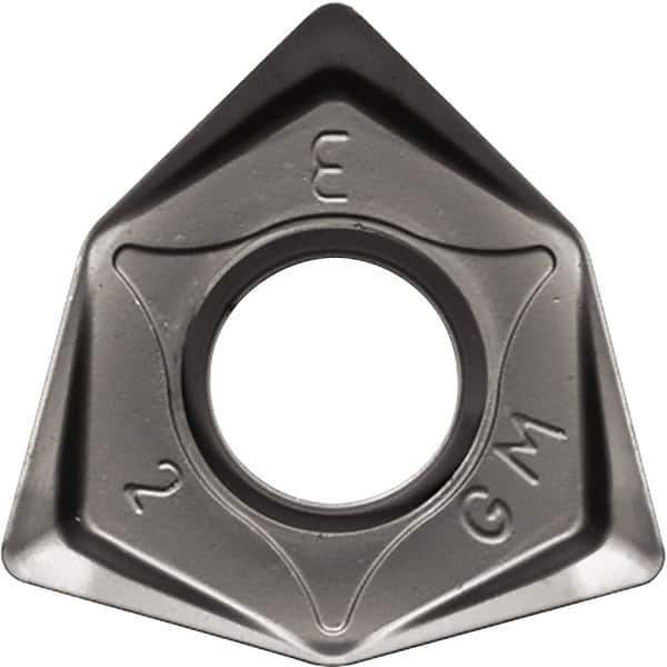 Kyocera - WNMU080608 GM Grade PR1535 Carbide Milling Insert - Megacoat Nano Finish, 6.65mm Thick, 0.8mm Corner Radius - Industrial Tool & Supply