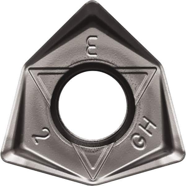 Kyocera - WNMU080608 GH Grade PR1510 Carbide Milling Insert - Megacoat Nano Finish, 6.65mm Thick, 0.8mm Corner Radius - Industrial Tool & Supply