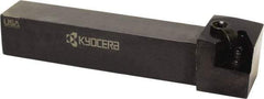Kyocera - MTGN, Left Hand Cut, 90° Lead Angle, 3/4" Shank Height x 3/4" Shank Width, Negative Rake Indexable Turning Toolholder - 4-1/2" OAL, TN.. 33.. Insert Compatibility, Series MTGN - Industrial Tool & Supply