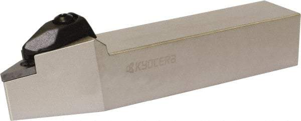 Kyocera - DVVN, Neutral Cut, 72.50° Lead Angle, 1" Shank Height x 1" Shank Width, Negative Rake Indexable Turning Toolholder - 6" OAL, VN.. 33 Insert Compatibility, Series DVVN - Industrial Tool & Supply