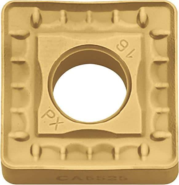 Kyocera - SNMM432 PX Grade CA530 Carbide Turning Insert - TiCN/Al2O3/TiN Finish, 90° Square, 1/2" Inscr Circle, 3/16" Thick, 1/32" Corner Radius - Industrial Tool & Supply