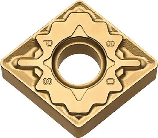 Kyocera - CNMG544 PS Grade CA530 Carbide Turning Insert - TiCN/Al2O3/TiN Finish, 80° Diamond, 5/8" Inscr Circle, 1/4" Thick, 1/16" Corner Radius - Industrial Tool & Supply