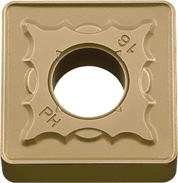 Kyocera - SNMG433 PH Grade CA4515 Carbide Turning Insert - TiCN/Al2O3 Finish, 90° Square, 1/2" Inscr Circle, 3/16" Thick, 3/64" Corner Radius - Industrial Tool & Supply