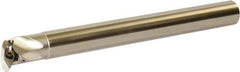 Kyocera - 25mm Min Bore Diam, 200mm OAL, 20mm Shank Diam, A-SVUC(B)-AE Indexable Boring Bar - 40.5mm Max Bore Depth, VBET 22.., VBGT 22.., VBGW 22.., VBMT 22.., VCGT 22.., VCMT 22.. Insert, Screw Holding Method - Industrial Tool & Supply