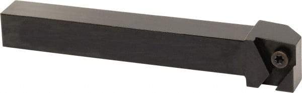 Kyocera - KTGF, External, Right Hand, 2.5mm Max Depth of Cut, 0.33 to 2.5mm Groove Width, Indexable Grooving Tool Holder - TGF32.. Insert Compatibility, 12mm Shank Height, 12mm Shank Width, 85mm OAL - Industrial Tool & Supply