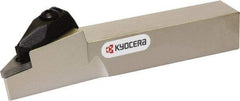 Kyocera - DVLN, Left Hand Cut, 95° Lead Angle, 25mm Shank Height x 25mm Shank Width, Negative Rake Indexable Turning Toolholder - 150mm OAL, VN.. 33 Insert Compatibility, Series DVLN - Industrial Tool & Supply