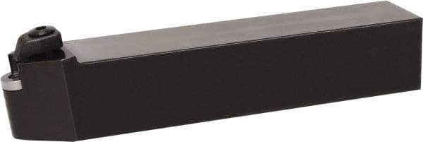 Kyocera - CRDN, Neutral Cut, 90° Lead Angle, 1-1/4" Shank Height x 1-1/4" Shank Width, Negative Rake Indexable Turning Toolholder - 7" OAL, RNG 43.., RNG 45.., RNM 43.., RNM 45.. Insert Compatibility, Series CRDN - Industrial Tool & Supply