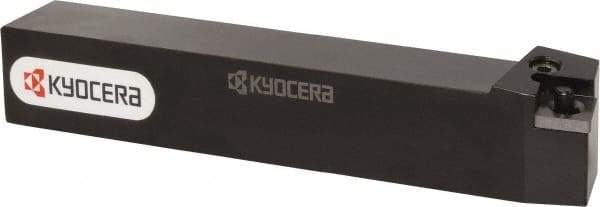 Kyocera - PSBN, Left Hand Cut, 75° Lead Angle, 25mm Shank Height x 25mm Shank Width, Negative Rake Indexable Turning Toolholder - 150mm OAL, SN.. 43.. Insert Compatibility, Series PSBN - Industrial Tool & Supply