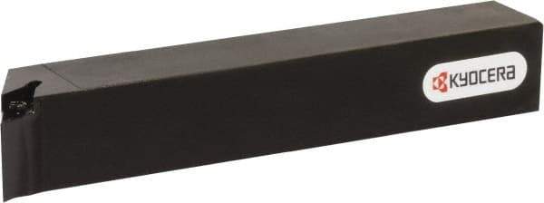Kyocera - SVPB, Right Hand Cut, 117.50° Lead Angle, 16mm Shank Height x 16mm Shank Width, Neutral Rake Indexable Turning Toolholder - 120mm OAL, VB.. 22.., VC.. 22.. Insert Compatibility, Series SVPB - Industrial Tool & Supply