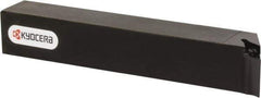 Kyocera - SVPB, Left Hand Cut, 117.50° Lead Angle, 25mm Shank Height x 25mm Shank Width, Neutral Rake Indexable Turning Toolholder - 150mm OAL, VB.. 33.., VC.. 33.. Insert Compatibility, Series SVPB - Industrial Tool & Supply