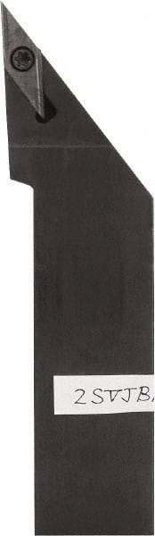 Kyocera - SVJB, Right Hand Cut, 93° Lead Angle, 20mm Shank Height x 20mm Shank Width, Neutral Rake Indexable Turning Toolholder - 125mm OAL, VB.. 22.., VC.. 22.. Insert Compatibility, Series SVJB - Industrial Tool & Supply