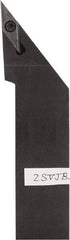 Kyocera - SVJB, Left Hand Cut, 93° Lead Angle, 16mm Shank Height x 16mm Shank Width, Neutral Rake Indexable Turning Toolholder - 120mm OAL, VB.. 22.., VC.. 22.. Insert Compatibility, Series SVJB - Industrial Tool & Supply