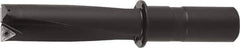Kyocera - 1.8" Max Drill Depth, 0.656" Diam, Indexable Insert Drill - 2 Inserts, 1/2" Shank Diam, Whistle Notch Shank - Industrial Tool & Supply
