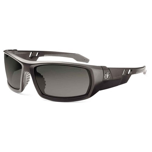 Odin Smoke Lens Matte Black Safety Glasses - Industrial Tool & Supply