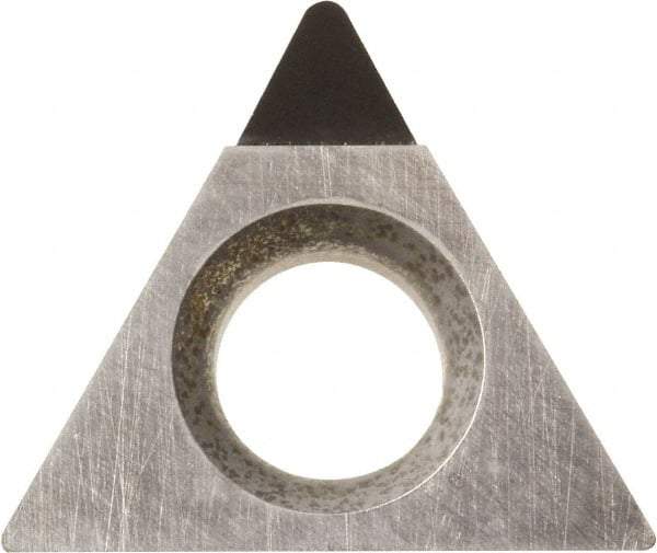 Kyocera - TPMH221 Grade KPD001 Polycrystalline Diamond (PCD) Turning Insert - Uncoated, 60° Triangle, 1/4" Inscr Circle, 1/8" Thick, 1/64" Corner Radius - Industrial Tool & Supply