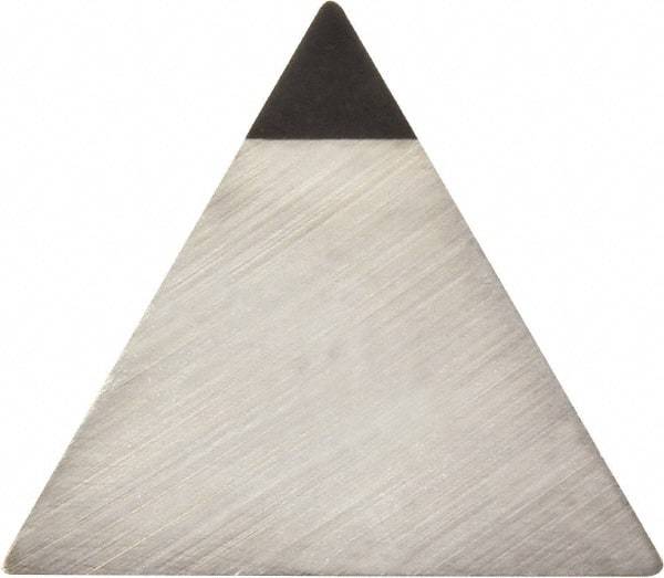 Kyocera - TPG220.5 Grade KPD010 Polycrystalline Diamond (PCD) Turning Insert - Uncoated, 60° Triangle, 1/4" Inscr Circle, 1/8" Thick, 0.008" Corner Radius - Industrial Tool & Supply