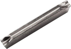 Kyocera - 1516GDM PF Grade PR1535, 1.5mm Cutting Width Carbide Grooving Insert - Neutral, 0.03mm Corner Radius, Megacoat Nano Finish - Industrial Tool & Supply