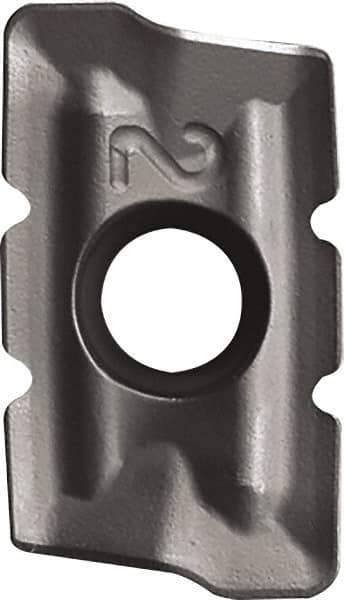 Kyocera - BDMT11T308 N2 Grade PR1225 Carbide Milling Insert - Megacoat Finish, 3.8mm Thick, 0.8mm Corner Radius - Industrial Tool & Supply