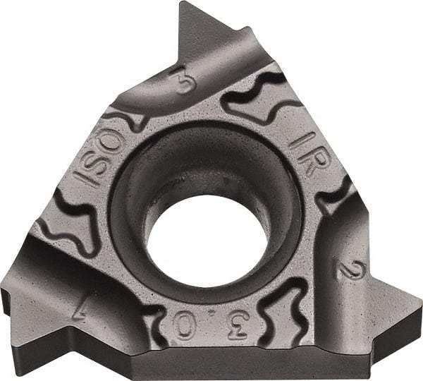 Kyocera - 16IR Internal Right Hand ISO Laydown Threading Insert - Grade PR1115, TiAlN Coated Carbide, 9.53mm Inscribed Circle - Industrial Tool & Supply