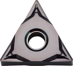 Kyocera - TNGG330.5 SK Grade PR1225 Carbide Turning Insert - Megacoat Finish, 60° Triangle, 3/8" Inscr Circle, 3/16" Thick, 0.008" Corner Radius - Industrial Tool & Supply