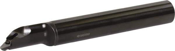 Kyocera - 34mm Min Bore Diam, 250mm OAL, 25mm Shank Diam, S-SVZC(B)-A Indexable Boring Bar - 30mm Max Bore Depth, VBGT 33.., VBGW 33.., VBMT 33.., VCGT 33.., VCGW 33.., VCMT 33.. Insert, Screw Holding Method - Industrial Tool & Supply