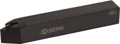 Kyocera - SDNC, Neutral Cut, 63° Lead Angle, 3/4" Shank Height x 3/4" Shank Width, Neutral Rake Indexable Turning Toolholder - 5" OAL, DC.. Insert Compatibility, Series SDNC - Industrial Tool & Supply