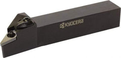 Kyocera - MVLN, Left Hand Cut, 95° Lead Angle, 20mm Shank Height x 20mm Shank Width, Negative Rake Indexable Turning Toolholder - 125mm OAL, VN.. 33 Insert Compatibility, Series MVLN - Industrial Tool & Supply