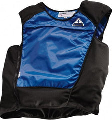 Techniche - Size 2XL, Black & Blue Cooling Vest - Pullover, Nylon, HyperKewl - Industrial Tool & Supply
