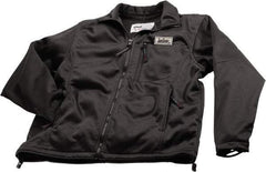 Techniche - Size S Heated & Water Resistant Jacket - Black, Nylon & Polyester, Zipper Closure - Industrial Tool & Supply