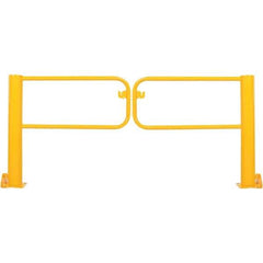 Vestil - Steel Rail Safety Gate - 108-1/16" Wide x 9" Door Height, - Industrial Tool & Supply