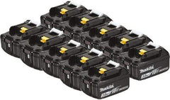 Makita - 18 Volt Lithium-Ion Power Tool Battery - 3 Ahr Capacity, Series LXT - Industrial Tool & Supply