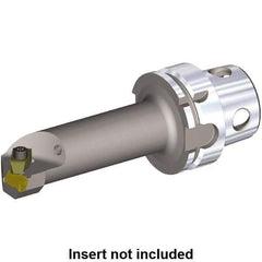 Kennametal - Insert Style NG 3R, 140mm Head Length, Left Hand Cut, Internal Modular Threading Cutting Unit Head - System Size KM4X63, 22mm Center to Cutting Edge, Series NE - Industrial Tool & Supply